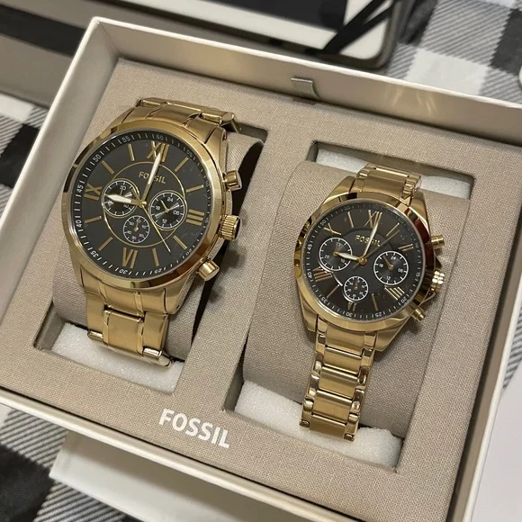 Fossil | Accessories | His Her Watch | Poshmark